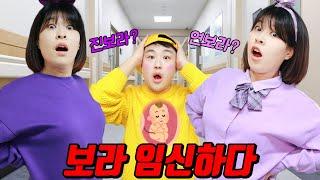 보라 아기 생기다! 엄마는 진보라일까 연보라일까?
