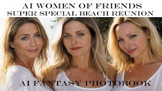 AI Women Of Friends Beach Reunion PhotoBook