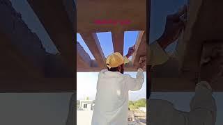 प्लास्टर के बाद यह काम जरुर करे || plastering Technique in wall plaster #shorts #construction