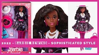  2022 ️ BARBIE REWIND ASHA️ SOPHISTICATED STYLE   Barbie Signature ️ 80s Edition