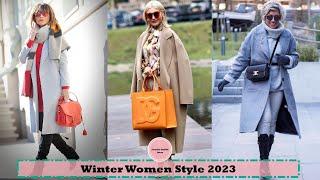 Winter Women's Fashion Over 50 | Cold Weather Winter Business Casual Women's Outfits