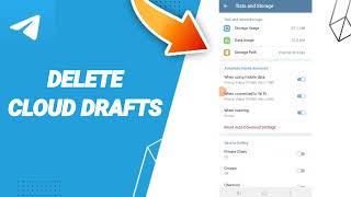 How To Delete Cloud Drafts On Telegram App