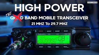 Radioddity QT80 - High Power Quad Band HF Mobile Transceiver