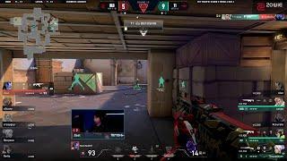 BLD ZestKR Crazy 1v3 Ace Clutch vs T1 | VCT Pacific 2024