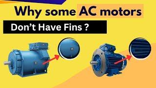 Why some AC motor don't have Fins ? | Air Cooling vs. Liquid Cooling in Motors