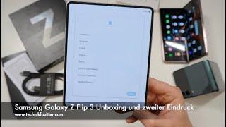 Samsung Galaxy Z Fold 3 Unboxing und zweiter Eindruck