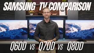 2024 Samsung 4K QLED TV Comparison: Q60D vs Q70D vs Q80D