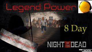 New base Night of The Dead Legend Power 8 Day Only Wave/ Новая база Легенда 8 День Атака Зомби