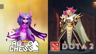 Auto Chess vs Dota 2 Heroes Comparison