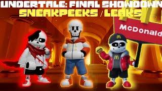 Undertale: Final Showdown | Sneakpeeks / Leaks | Roblox