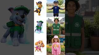 PAW Patrol Rescue World: Marshall, Rubble, Chase, Zuma, Rocky and Skye & Ryder #pawpatrol #shorts