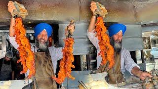 अमृतसर का फेमस तन्दूरी चिकन NONVEG KING IN AMRITSAR | TANDOORI CHICKEN MAKING @ BUBBY FISH & CHICKEN