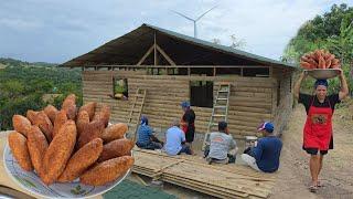 Increíble! . Yuli se fue A vender chulitos de yuca para terminar su cocina?. La vida del campo