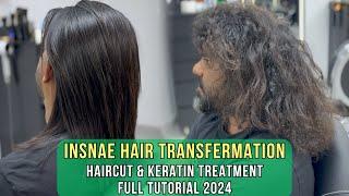 Secret Revealed: Curly to Straight Hair - Best Keratin, Protein Treatment - Haircut & Hairstyle 2024