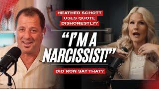 Heather Schott of  @MercyCulture  dishonestly posts clip of Ron Cantor—Here is what he really said!