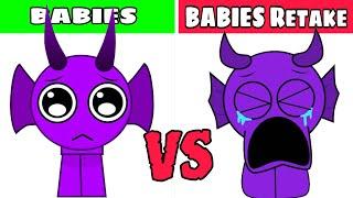 Incredibox Sprunki Babies VS Sprunki Babies Retake (New Mod)