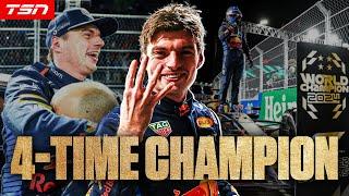 MAX VERSTAPPEN WINS HIS 4TH STRAIGHT F1 WORLD CHAMPIONSHIP