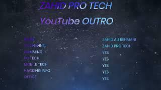 GAMMING INTRO ON WONDER SHARE FILMORA 9|| WITH ZAHID PRO TEH