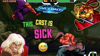 SNK Vs Capcom: SVC Chaos ~ GENJURO Is A MENACE  - VIOLENT KEN/ GENJURO Combos & Online Matches