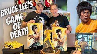 BRUCE LEE Game of Death Statue Review! | BRUCE LEE'S Yellow Jumpsuit! MUST SEE!