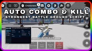 *OP* THE STRONGEST BATTLEGROUNDS SCRIPT (KEYLESS) PASTEBIN GUI | KILL AURA & AUTO COMBO | FOR MOBILE