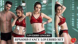 Lovebird Lace Non-padded Bra Panty Set 4069 | Lovebird Lingerie ® | Sanjeev Store