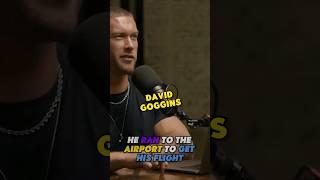Goggins ran to the Airport to get his Flight ️ #davidgoggins