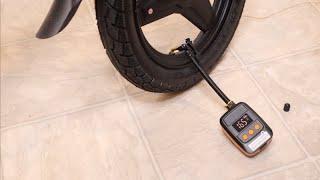 Electric Bike Tire Pump with Gauge Review | 150 PSI Electric Bicycle Pump, Auto Shut-Off