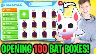 LANKYBOX HATCHING 100 BAT BOXES In ADOPT ME!? (NEW ADOPT ME HALLOWEEN 2020 EXPENSIVE CHALLENGE!)