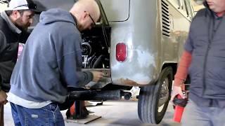 1964 VW Bus New Engine Install.  Saturday at the Volkswear Garage.