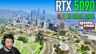 RTX 5090 - GTA 5: Natural Vision Enhanced - INSANE Graphics!!