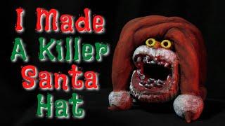 I Sculpted A Monster Santa Hat - Polymer Clay Horror Art | Dark Nook