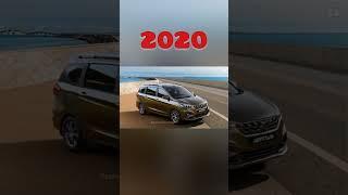 evolution of maruti suzuki eartiga #car #old #vs #new #model #vural#shorts #shortsfeed#youtubeshorts