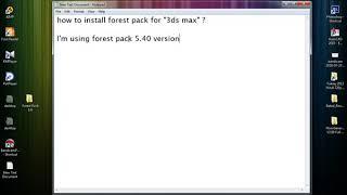 How to install forest pack for 3ds max