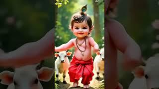 jai shree Krishna #Krishna #shortsfeed #radheshyam#haremurari #cutebaby #laddugopal#virndavan #
