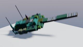 Minecraft T-90M Tank 2