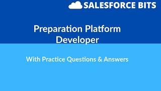 Salesforce Platform Developer Certification 1 Dumps- ADM 401- Series