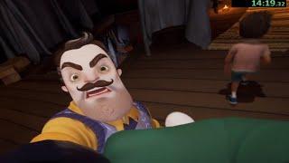 Hello Neighbor 2 Speedrun is Nuts