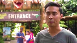 Augmented Reality Dinosaurs at Singapore Zoo with Blippar