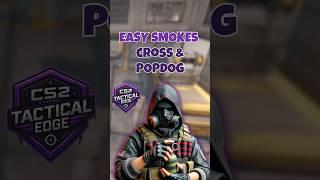 Perfect Popdog & Cross Smokes on Train  | No Jumpthrow Needed! #cs2train #cs2tactics #cs2tips