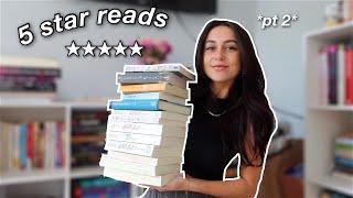 every book i've given 5 stars *pt 2* | my updated 5 star reads!