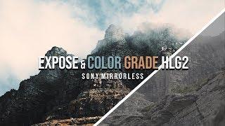 How I EXPOSE and COLOR GRADE HLG2 | Sony A7III A7RIII A6400 | Premiere Pro CC