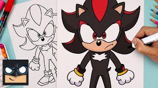 How To Draw Shadow the Hedgehog