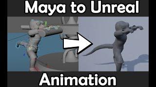 Importing Animation from Maya to Unreal | Using Advanced Skeleton Rigs