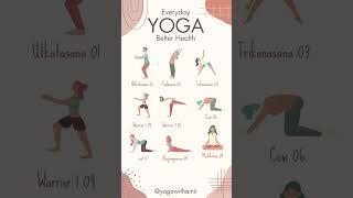 Everyday Beginner Yoga for Better Health #shorts #yoga #morningroutine