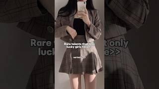 Rare talents that only lucky girls have|#shorts#viral#aesthetic#trending#fyp#blackpink