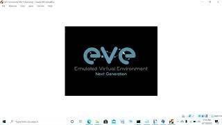 EVE-NG VM installation with vm virtual box