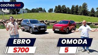 OMODA 5 vs EBRO S700 | Comparativa SUV chinos 2025 / Test / Review en español | coches.net