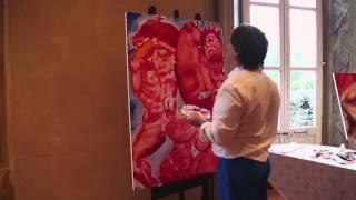 Alexander Kanevsky - Live Painting Movie - Villa Clerici - 14/06/2015