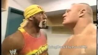 Hulk Hogan vs Brock Lesnar segment